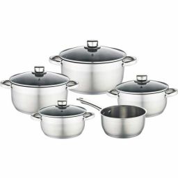 Baumalu BEST 341979 9-piece stainless steel induction cookware set