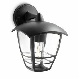 Philips Buitenlamp Zwart E27 IP44 Verstelbaar