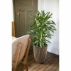 Capi Europe Vaas Elegant Laag Groove NL zwart/goud Ø46 x H58 cm 66L