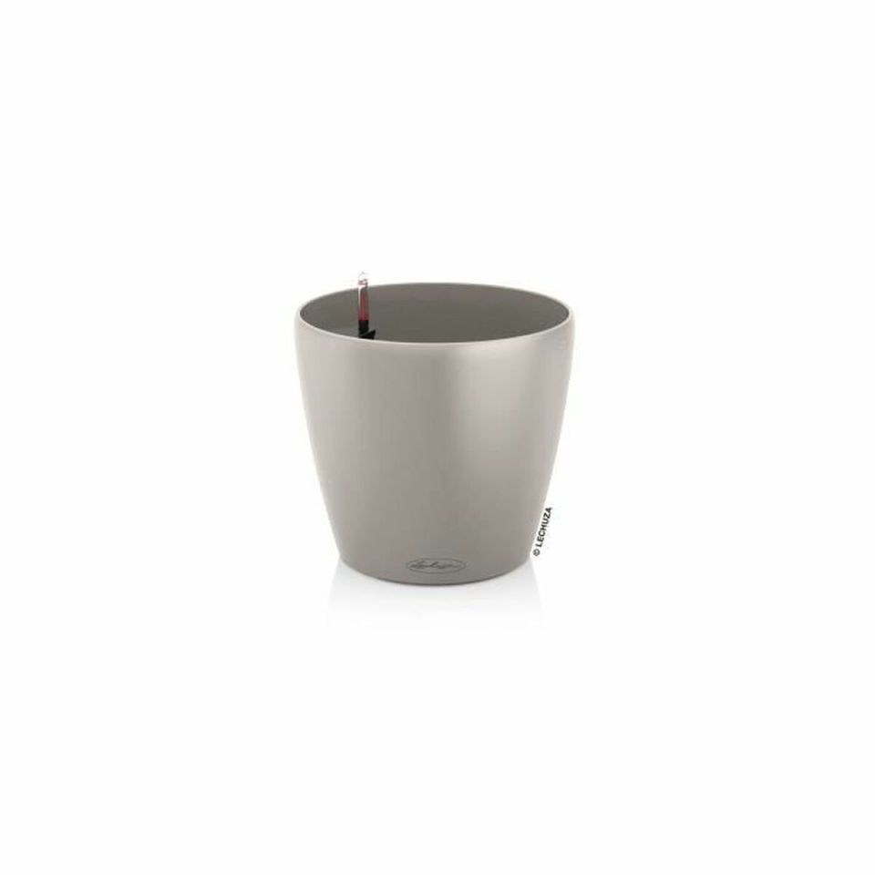 Lechuza Classico Color 28 zelfwaterende bloempot bruin