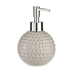 Berilo Golf zeepdispenser grijs metaal/keramiek 300 ml (12 stuks)