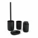 Badset TODAY HOY Zwart Plastic Modern 4 Onderdelen (4 Stuks)