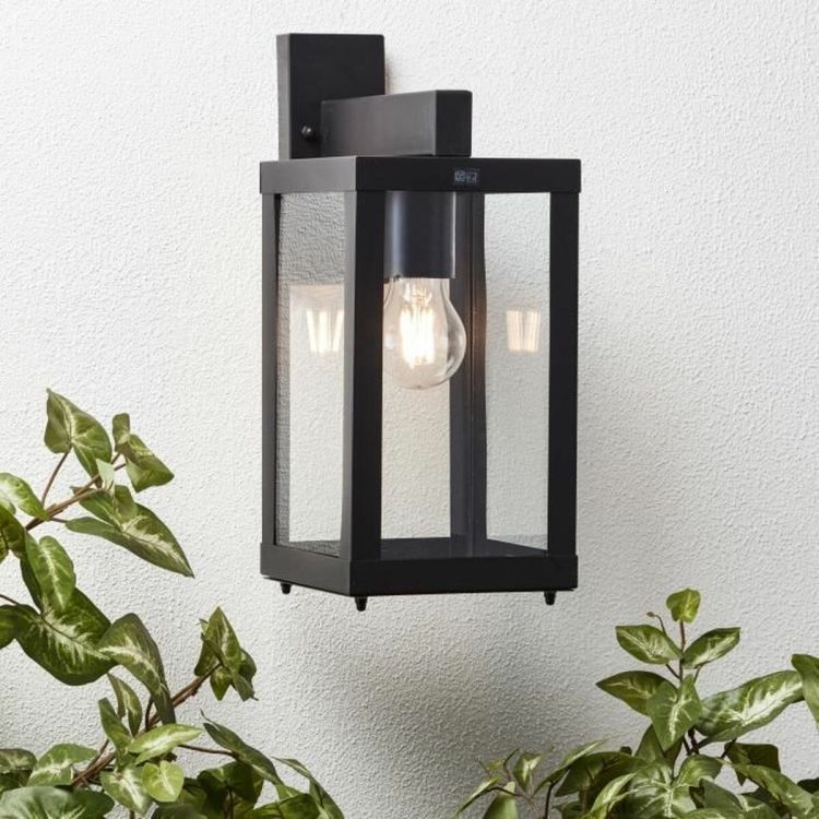 Brilliant Gaia 44482/06 buitenwandlamp zwart IP44 E27 35,5 cm