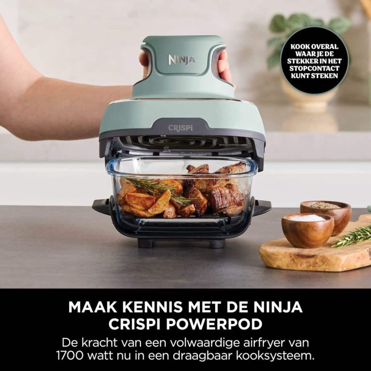 Ninja CRISPi FN101EUSG glass airfryer 3.8L green 1700W