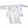 Leifheit Telegant 36 Protect Plus wall drying rack white