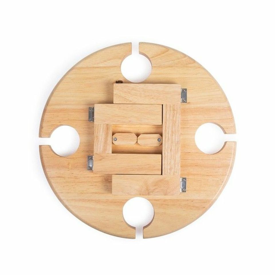 Livoo MES150 snackdienblad rubberhout met glazenhouders