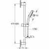 GROHE Vitalio Comfort 110 doucheset 2 standen chroom
