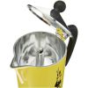 Bialetti Rainbow Yellow 6 cup aluminum coffee pot / moka pot