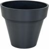 Mega Collections Ecostone Planter zwart Ø35 cm