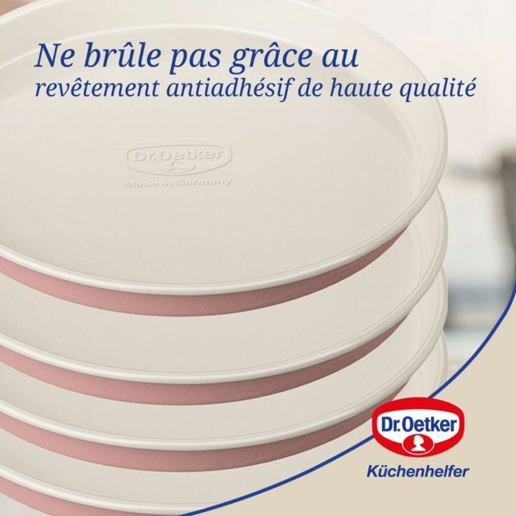 Dr. Oetker Rétro cake/jumping pans 18 and 20 cm with layer cake pans set of 2