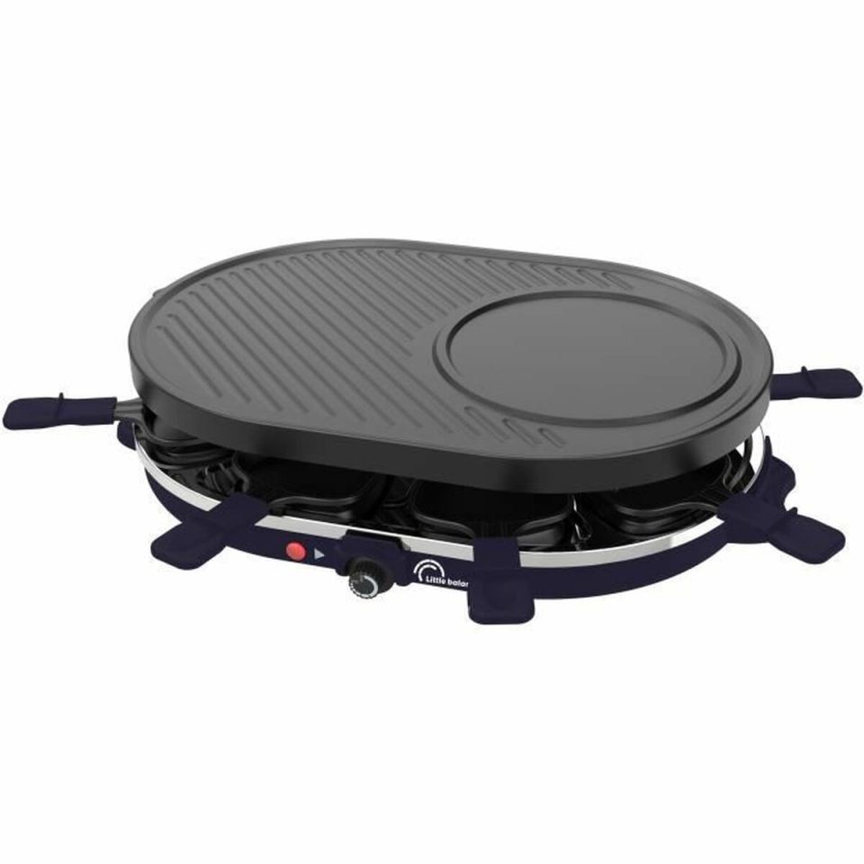 Little Balance Multi Cheese 8-Slice Raclette, Blue, 1200W