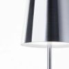 Brilliant Xaana G40939/68 rechargeable LED table lamp nickel/aluminum IP44 37 cm
