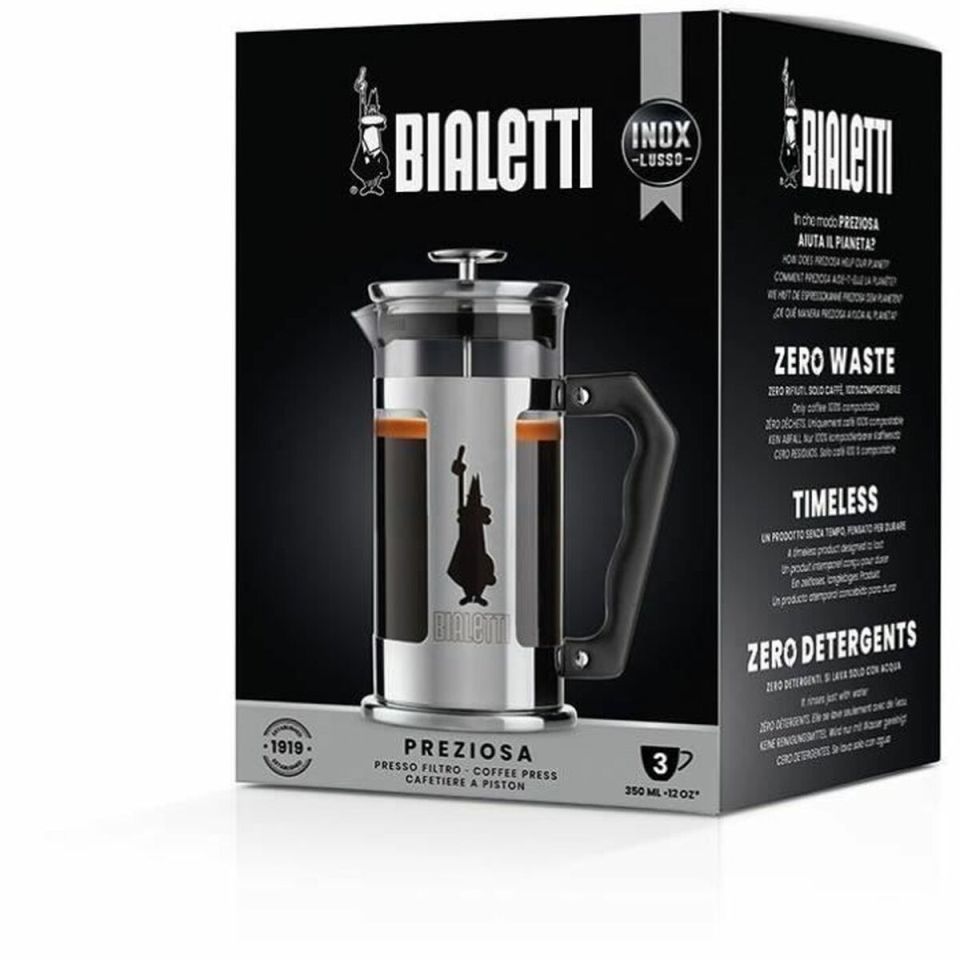 Bialetti French Press Preziosa 350 ml cafetière coffee pot