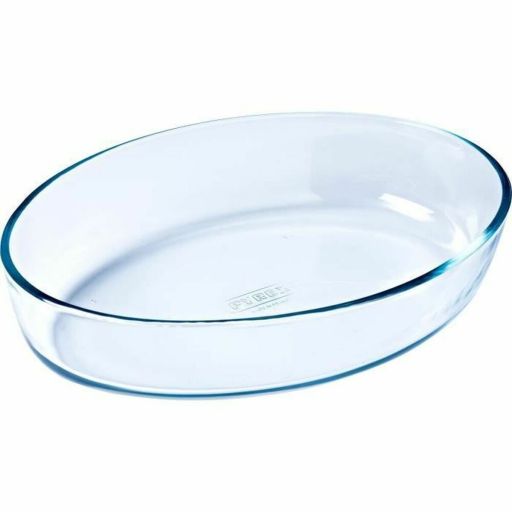 Pyrex 346B000 oval baking dish 3L 35×24 cm glass Ovenschaal Pyrex 346B000 Metaal | Huisbest.nl