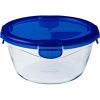 Voedselopslagcontainer Pyrex Blauw Transparant Rond 1,6 L (6 Onderdelen)