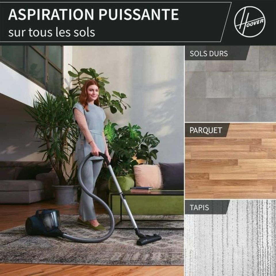 Hoover HP110HM stofzuiger blauw 700W
