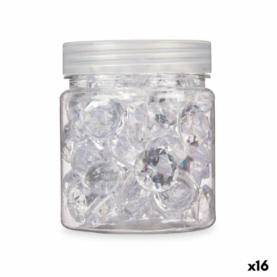 Gift Decor decoratieve diamantstenen 150 g (16 stuks)