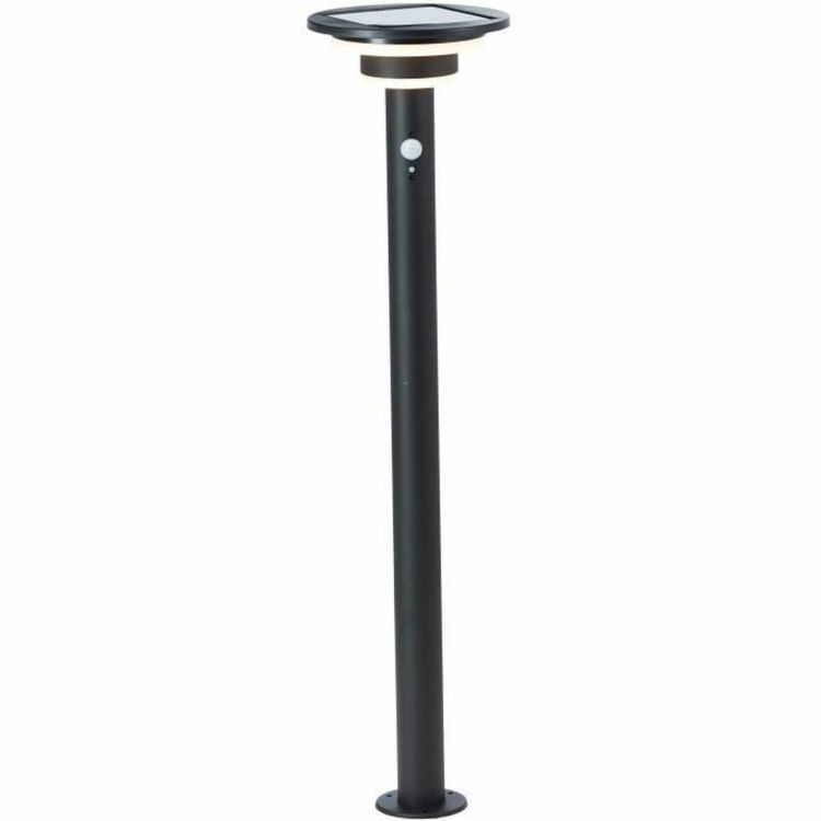Brilliant Garvina solar buitenpaal zwart 85 cm IP44