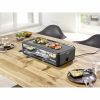 Severin RG2365 Raclette, Black, 1300 W | Serves 8 | 48 x 24 cm