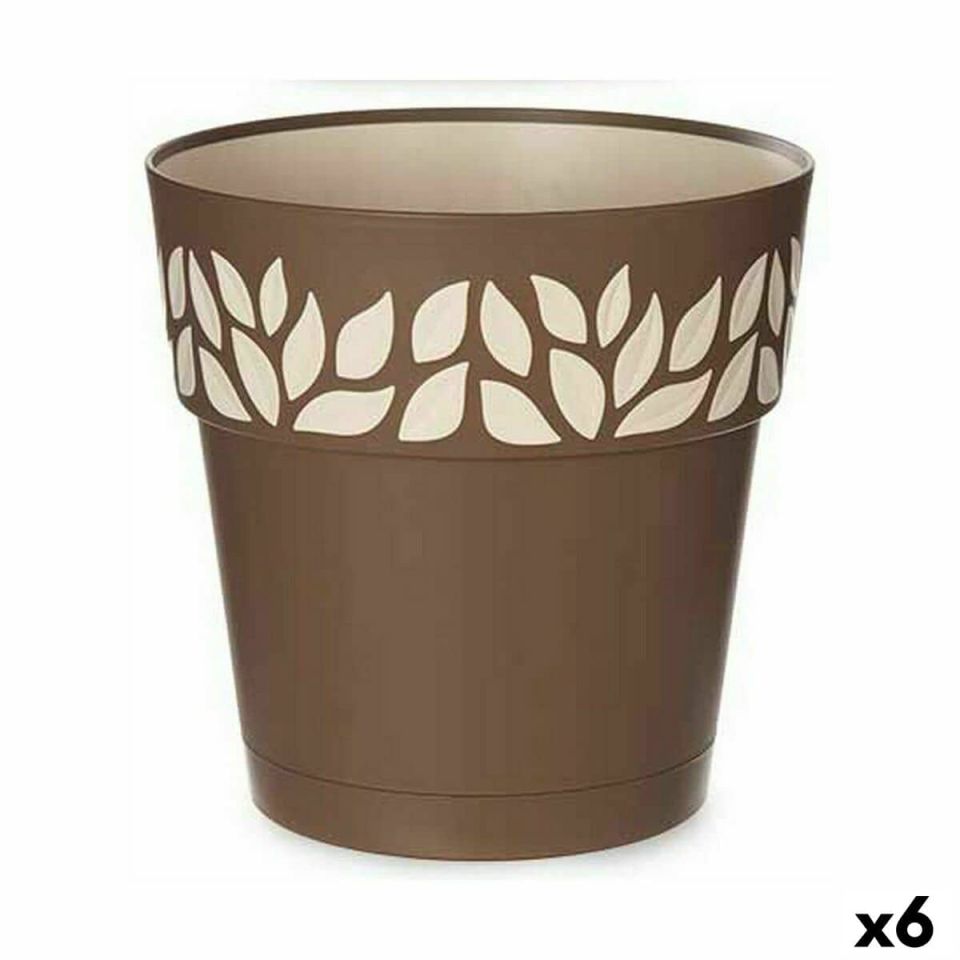 Stefanplast Cloe self-watering flower pot 25 cm (6 pieces)