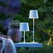 Brilliant Kaami G90939/75 oplaadbare LED tafellamp wit mat IP44 37 cm