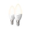 Philips Hue White candle lamp E14 470 lumens (2pcs)