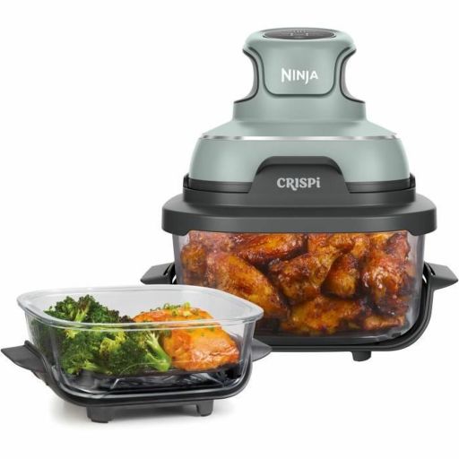 Ninja CRISPi FN101EUSG glass airfryer 3.8L green 1700W Ninja CRISPi FN101EUSG glass airfryer 3.8L green 1700W