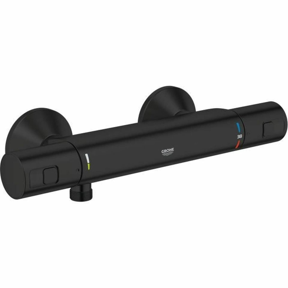 GROHE Precision Start thermostatic shower valve matte black