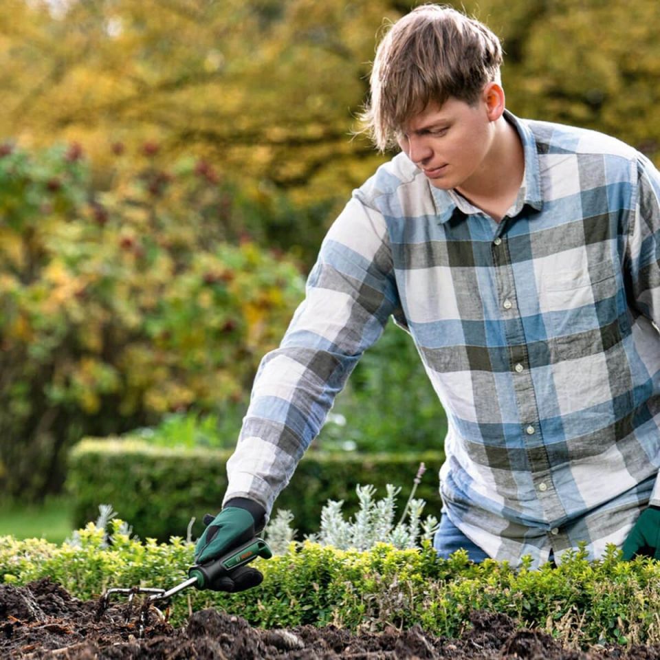 Bosch tuinhandcultivator RVS 33,8 cm softgrip