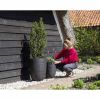 Capi Europe Vase Elegant Low Rib NL black Ø46 x H58 cm 75L