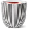 Capi Europe Pot Bol Groove NL ivory Ø43 x H41 cm 47L