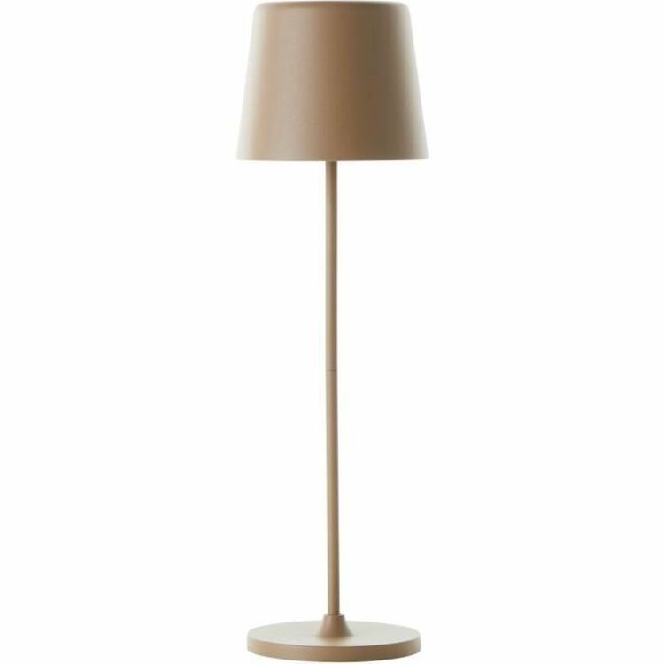Brilliant Kaami G90939/18 oplaadbare LED tafellamp cappuccino/matgoud IP44 dimbaar