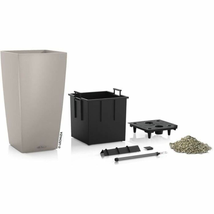 Lechuza CUBICO Color 40 plantenbak zandbruin 31L