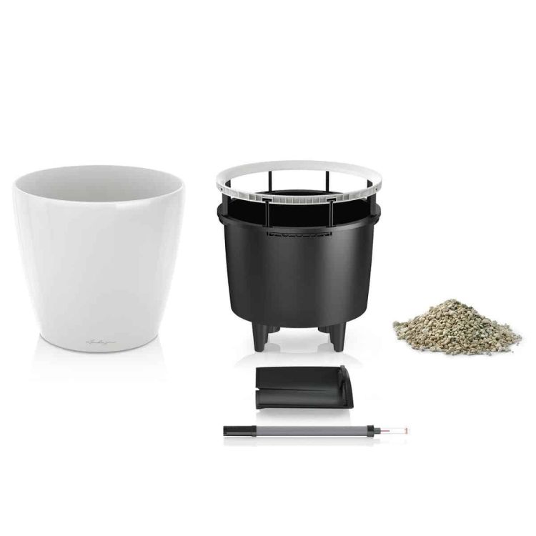Lechuza Classico Premium LS 21 flower pot red 3L set