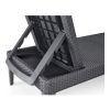 Allibert Jaipur ligstoel grafiet 4 standen 187,5 cm