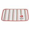 Kinvara Bon Appetit placemat wit/rood 33×48 cm set 12 stuks