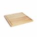 Livoo MES141 XXL cutting board rubber wood 46 x 46 cm