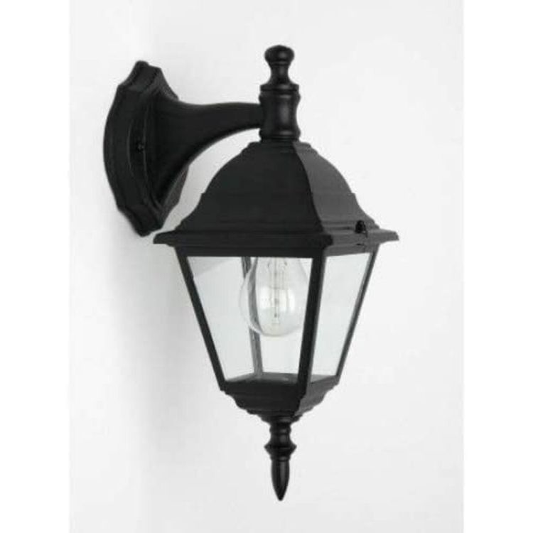Brilliant Newport 44282/06 outdoor wall light black IP23 E27 34 cm
