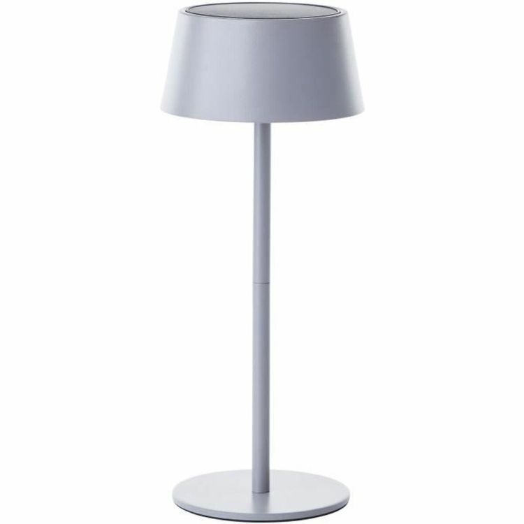 Brilliant Picco G40400/22 rechargeable solar LED table lamp gray IP44 30 cm