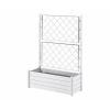 Stefanplast Italia plantenbak met trellis 80L wit 100 cm