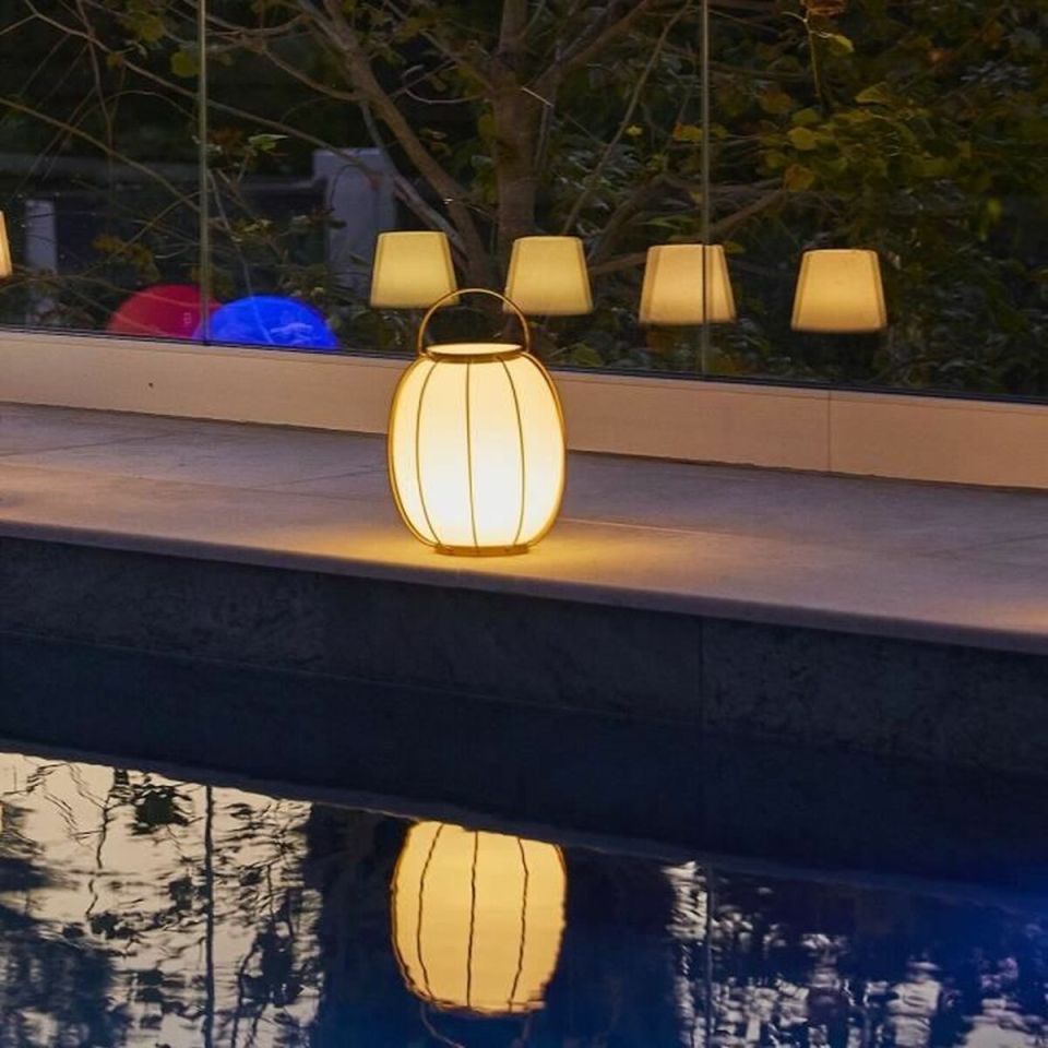 Lumisky TULUM wireless table lamp H27 gold LED