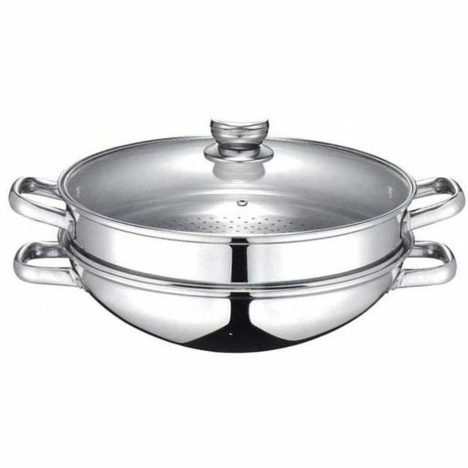 Wokpan Baumalu Wok 2-en-1 | Huisbest.nl