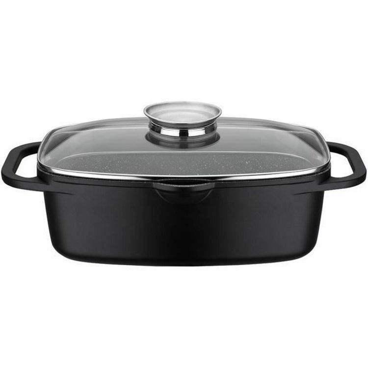 Pan with Lid Baumalu Black Ceramic | Huisbest.nl