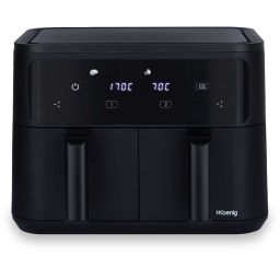 H.Koenig FRY900 dual airfryer 9L 2400W touchscreen