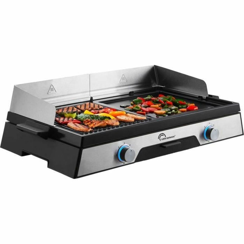 Little Balance 8735 plancha with grill zone 2200W black