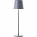 Brilliant Kaami G90939/22 rechargeable LED table lamp gray IP44 37 cm