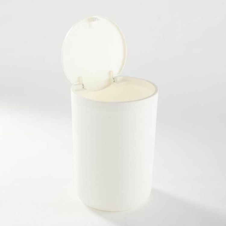 TODAY UTILITY bathroom waste garbage can white 8.5L