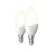 Philips Hue White candle lamp E14 470 lumens (2pcs)