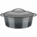GSW Grey Shadow oval skillet 33×25 cm cast iron