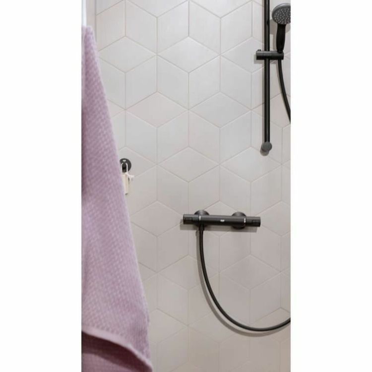 GROHE Precision Start thermostatic shower valve matte black